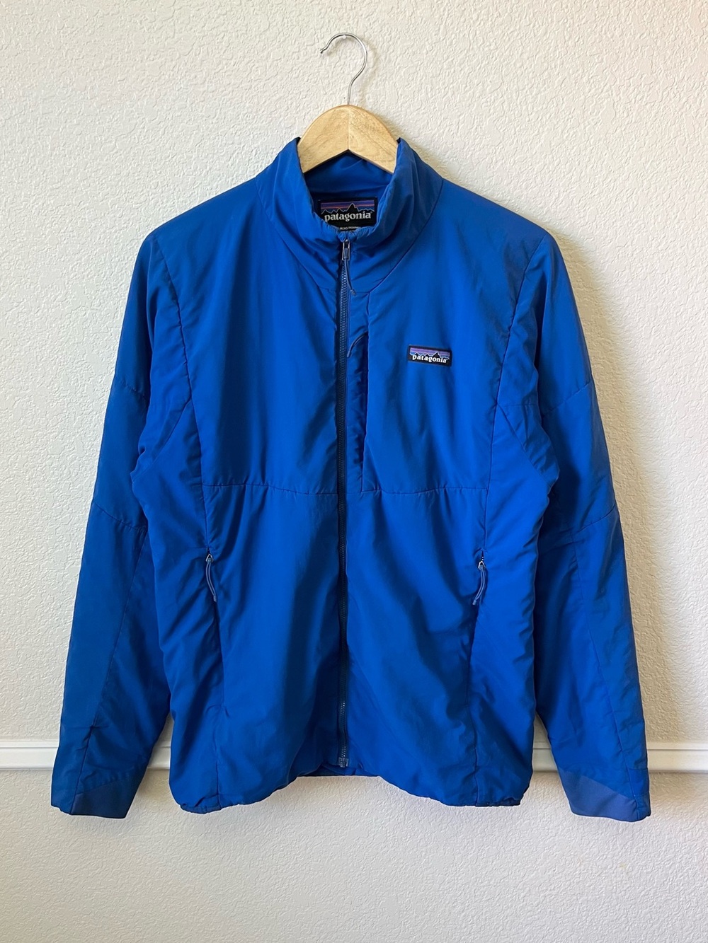 PATAGONIA Nano-Air Insulated Full-Zip Hybrid Jacket Mens M Superior Blue Hiking
